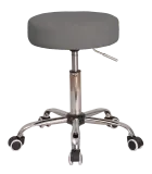 LZ 21SP židle lékařská, HR sedák, ekokůže šedá